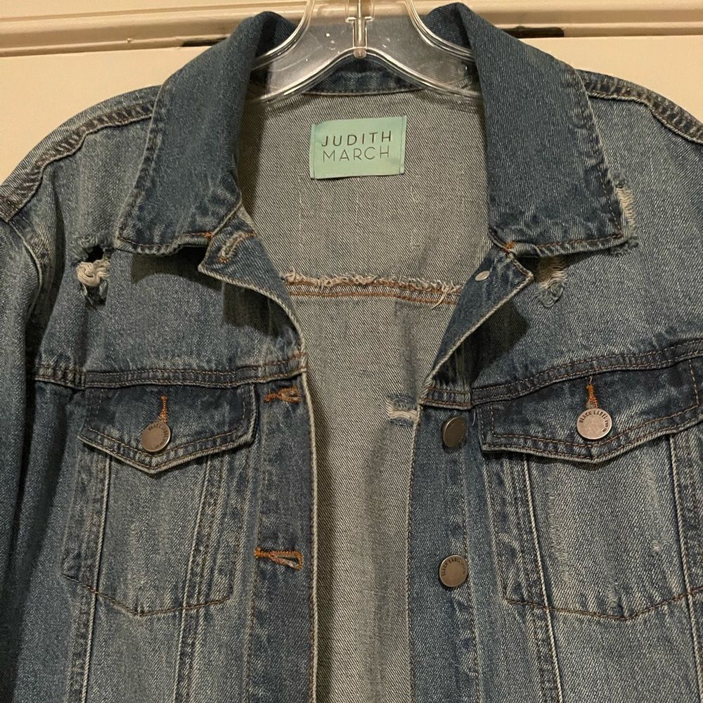 Judith March Denim Custom Bride Jacket - Picture 3 of 11